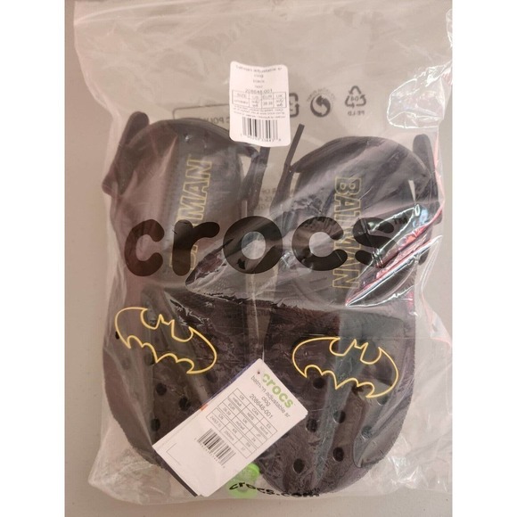 New Crocs Batman Adjustable SR Clog US- M6/W8 Unisex Black - Picture 11 of 12